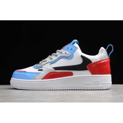 Nike Air Force 1 Ac Beyaz / Kırmızı / Mavi / Siyah Kaykay Ayakkabı Türkiye - FDUXBDO8